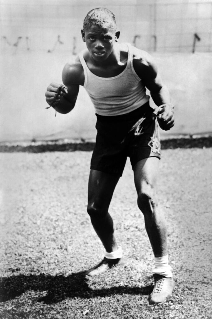 Kid Chocolate poses for a photograph in his native Cuba circa 1930s